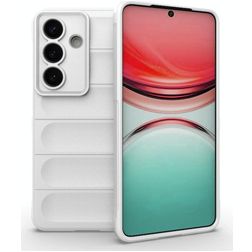 Mobigear Bumpy Samsung Galaxy S26 Fleksibel TPU Bagsidecover - Hvid