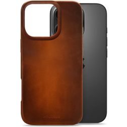 Mobilize Premium iPhone 16 Pro MagSafe Vera pelle Back cover - Burned Cognac