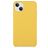 Mobigear Rubber Touch iPhone 15 Plus Silicona Carcasa - Amarillo