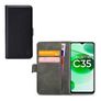 Mobilize Classic Gelly Wallet Realme C35 Lompakkokotelo + Setelitasku - Musta