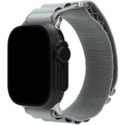 Mobilize Alpine Nylon Apple Watch Armband Spänne - 49/46/45/44 mm - Light Grey