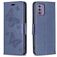 Mobigear Butterfly Nokia G42 Cover a libro portafoglio - Blu scuro