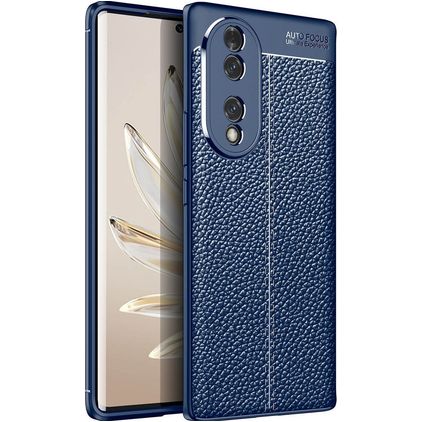 Mobigear Luxury HONOR 70 Flexibel TPU Skal - Blå