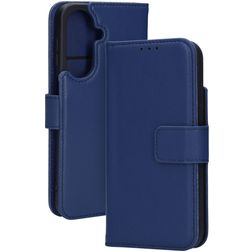 Mobiparts Wallet Samsung Galaxy A27 Aito nahka Lompakkokotelo + Setelitasku - Sininen