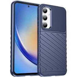 Mobigear Groove Samsung Galaxy A35 Flexible TPU Back cover - Blue