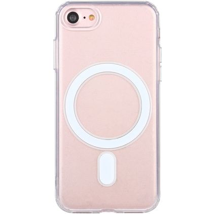 Mobigear Crystal Transparent iPhone SE (2022) MagSafe Fodral Hårdplast Skal - Transparent