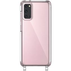 Mobigear Mix & Match Transparente Samsung Galaxy S20 FE TPU flexible Funda con cuerda - Transparente