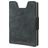 Valenta Card Case Alu + Money Strap Leather Card Holder - 8 Cards - Blue