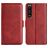 Mobigear Slim Magnet Sony Xperia 1 IV Funda tipo libro Cartera - Rojo