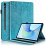Mobigear Tree Samsung Galaxy Tab S10 FE Plus Cover a libro + Portapenna - Blu