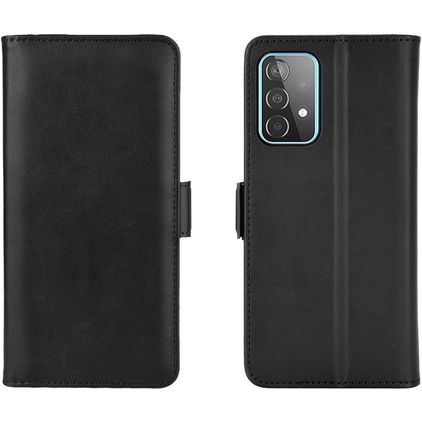Mobigear Slim Magnet Samsung Galaxy A52s 5G Pungetui med Seddelrum - Sort