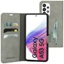 Mobiparts Classic Wallet Samsung Galaxy A53 Wallet case - Granite Grey