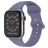 Mobigear Sport Dual Silicone Apple Watch Cinturino Chiusura a perno - 49/46/45/44 mm - Blu