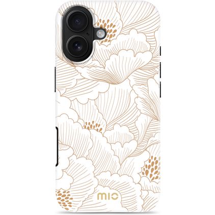 MIO iPhone 17 MagSafe Funda Plástico rígido Carcasa - White Roses