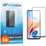 Mobigear Premium OPPO A38 Tvrzené sklo Ochrana displeje - kompatibilní s pouzdry - Černá (2 ks)