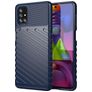Mobigear Groove Samsung Galaxy M51 TPU flessibile Back cover - Blu