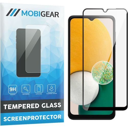 Mobigear Premium Samsung Galaxy A13 5G Glas Skærmbeskytter - Case Friendly - Sort