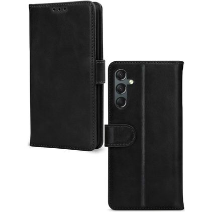 Mobilize Wallet Samsung Galaxy A24 Vera pelle Cover a libro portafoglio - Nero