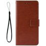 Mobigear Wallet HTC Desire 20 Pro Lompakkokotelo + Setelitasku - Ruskea