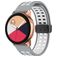 Mobigear Sport Plus Mag Silicone Smartwatch Strap Magnetic closure - 22 mm - White / Grey