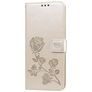 Mobigear Roses Xiaomi Redmi Note 9S Capa livro Carteira - Dourado