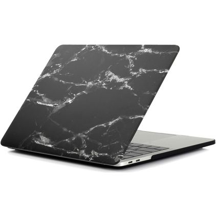 Mobigear Marble MacBook Pro 16 palců (2021-2026) Pevný skořepinový kryt na MacBook - Černá - Model A2485 / A2780 / A2991 / A3186 / A3428 / A3429