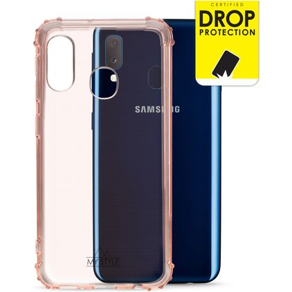 My Style Protective Flex Samsung Galaxy A20e Flexible TPU Back cover Shockproof - Soft Pink