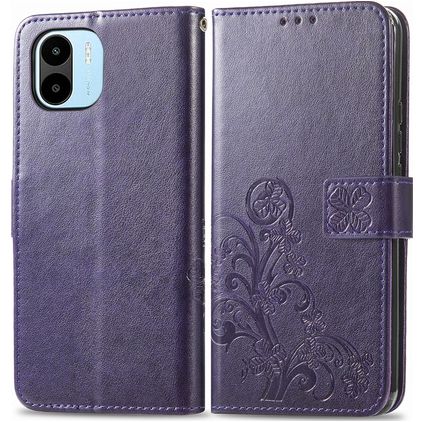 Mobigear Clover Xiaomi Redmi A1 4G Wallet case - Purple