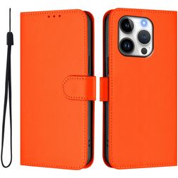 Mobigear Urban Wallet iPhone 16 Pro Funda tipo libro Cartera - Naranja