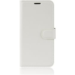 Mobigear Classic Motorola Moto G8 Plus Pungetui med Seddelrum - Hvid