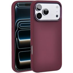 Valenta Silk iPhone 17 Pro Max Silicone MagSafe Back cover Shockproof - Cherry