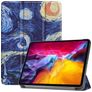 Mobigear Tri-Fold iPad Pro 11 Inch (2022) Wallet case - The Starry Night