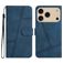 Mobigear Stitch iPhone 17 Pro Funda tipo libro Cartera - Azul