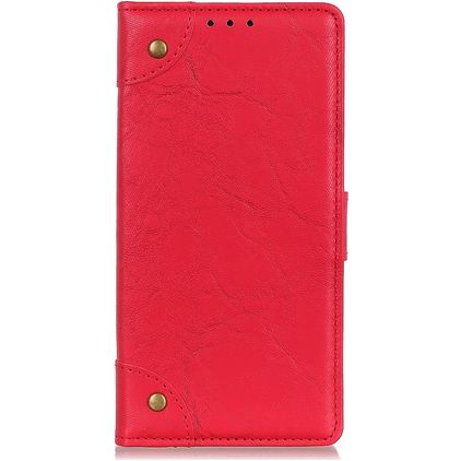 Mobigear Ranch Huawei P40 Lite E Funda tipo libro Cartera - Rojo