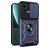 Mobigear Armor Ring Cam Slide Xiaomi 13 Plástico rígido Capa traseira Antichoque com anel e tampa deslizante para câmara - Azul