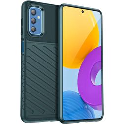 Mobigear Groove Samsung Galaxy M52 TPU flexível Capa traseira - Verde