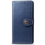 Mobigear Snap Button OPPO A5 (2020) Cover a libro portafoglio - Blu