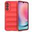 Mobigear Bumpy Samsung Galaxy A24 TPU flexible Carcasa - Rojo