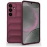 Mobigear Bumpy Samsung Galaxy S25 Plus Fleksibel TPU Bagsidecover - Rød