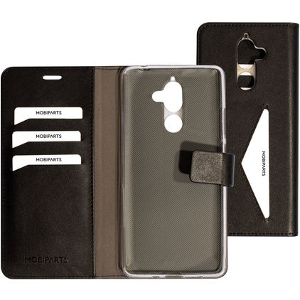 Mobiparts Classic Wallet Nokia 7 Plus Pungetui med Seddelrum - Sort