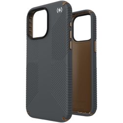 Speck Presidio2 Grip iPhone 15 Pro Max Hard Case Back cover Shockproof - Charcoal Grey