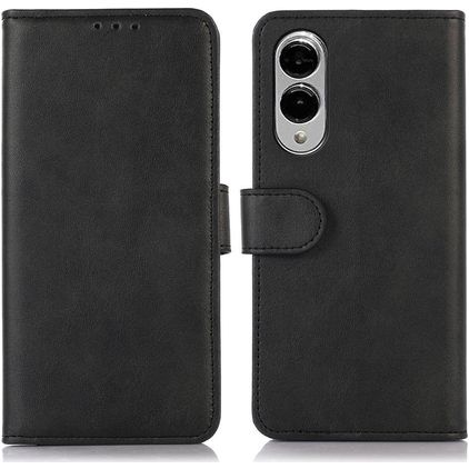 Mobigear Wallet Samsung Galaxy S25 Edge Capa livro Carteira - Preto