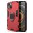 Mobigear Armor Ring iPhone 13 Hard Case Back cover Shockproof with Ring Holder - Red