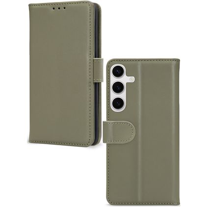 Mobilize Premium Gelly Wallet Samsung Galaxy S24 Lompakkokotelo + Setelitasku - Vihreä