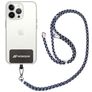 Mobigear Lanyard Cordón para móvil universal ajustable - Negro / Blanco / Verde