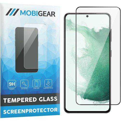 Mobigear Premium Samsung Galaxy S22 Plus Vidro temperado Película de ecrã - Compatível com capas - Preto