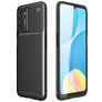 Mobigear Racing OPPO A16 Fleksibel TPU Bagsidecover - Sort