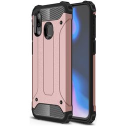Mobigear Outdoor Samsung Galaxy A40 Funda Plástico rígido Carcasa Antigolpes - Oro rosa