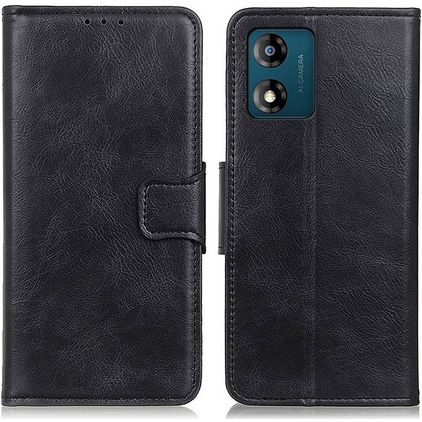 Mobigear Classy Motorola Moto E13 Wallet case - Black