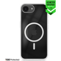 Striker X-Core Xtreme Impact Transparent iPhone 16e MagSafe Fodral Hårdplast Skal Stötsäkert - Transparent